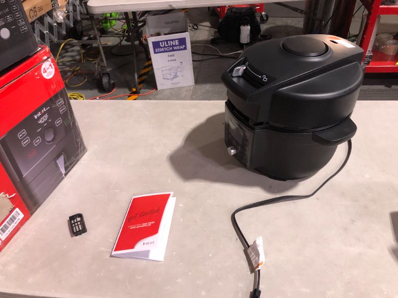 Photo 7 of ***MAJOR DAMAGE - SEE PICTURES***
Instant Pot Duo Crisp Ultimate Lid, 13-in-1 Air Fryer and Pressure Cooker 6.5 Quart