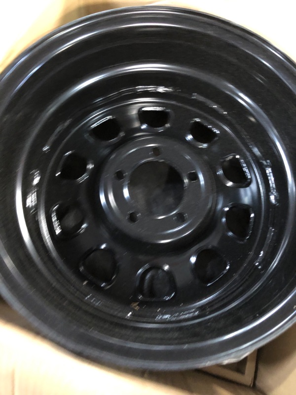 Photo 2 of Rough Country Daytona Steel Wheel Black (16x8 / 5x4.5 / 5x114.3) - RC52-6866