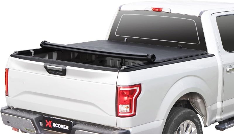 Photo 1 of Soft Roll Up Bed Cover, Tonneau Cover Compatible with 2014-2018 Silverado / Sierra 1500 6.5' Fleetside Bed