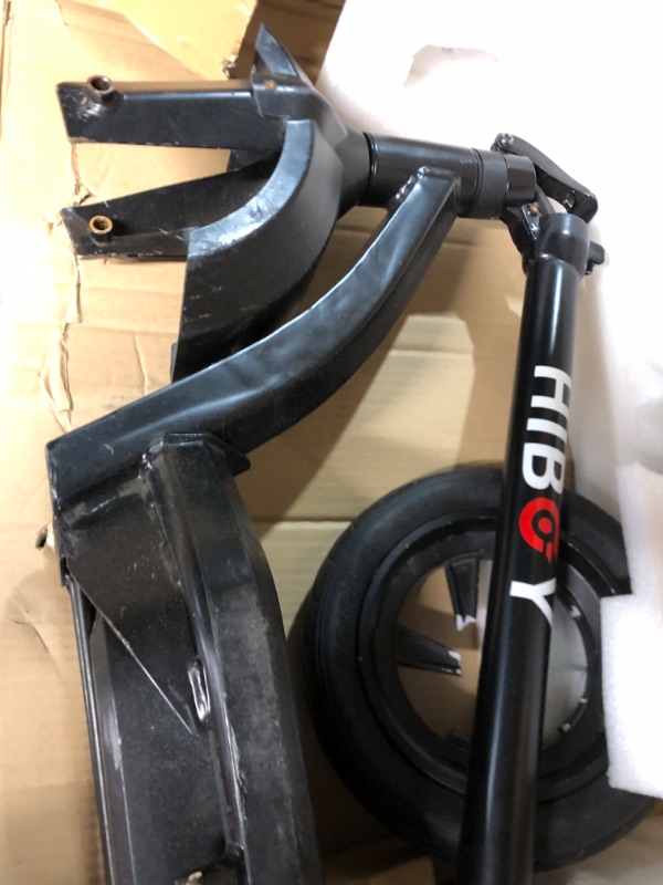 Photo 5 of *UNTESTED, PARTS ONLY* Hiboy S2 Pro Electric Scooter, 500W Motor, 10" Solid Tires, 25 Miles Range, 19 Mph Folding Commuter Electric Scooter for Adults (Optional Seat)