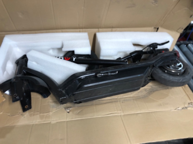 Photo 2 of *UNTESTED, PARTS ONLY* Hiboy S2 Pro Electric Scooter, 500W Motor, 10" Solid Tires, 25 Miles Range, 19 Mph Folding Commuter Electric Scooter for Adults (Optional Seat)