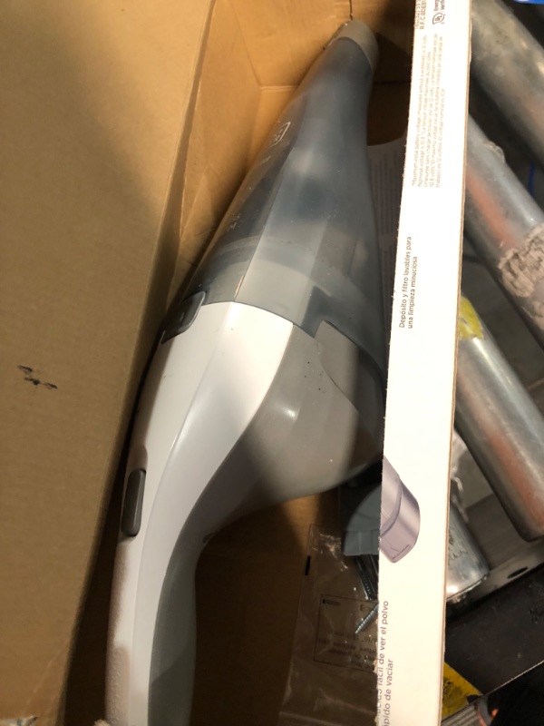 Photo 2 of MISSNG CHARGING CORD*****
BLACK+DECKER dustbuster QuickClean Cordless Handheld vac