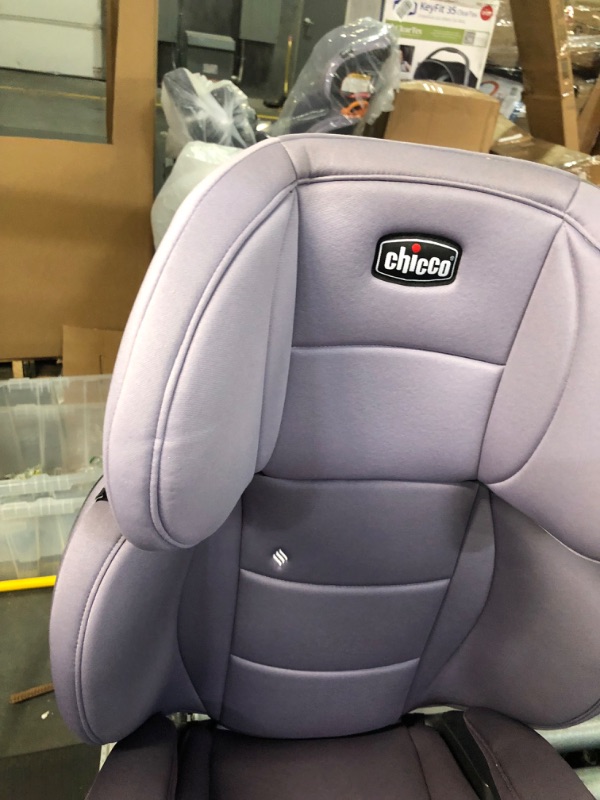 Photo 1 of Chicco KidFit ClearTex Plus 2-in-1 Belt-Positioning Booster Car 