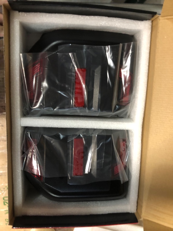 Photo 1 of (PARTS ONLY)M MIBAHE LED Tail Lights for Gladiator JT with Reverse Brake Light Compatible with Jeep Gladiator JT 2019-2022, Black Lens(2PCS)