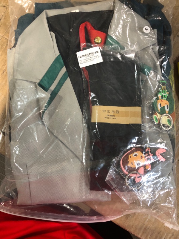 Photo 2 of Good Friend Mha Cosplay Bnha Cosplay Hero uniform Halloween costume with two keychains (S) Small