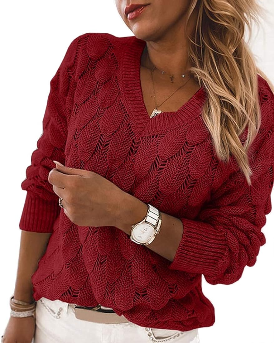 Photo 1 of * women's medium *
Women's V Neck Knit Pullover Sweater