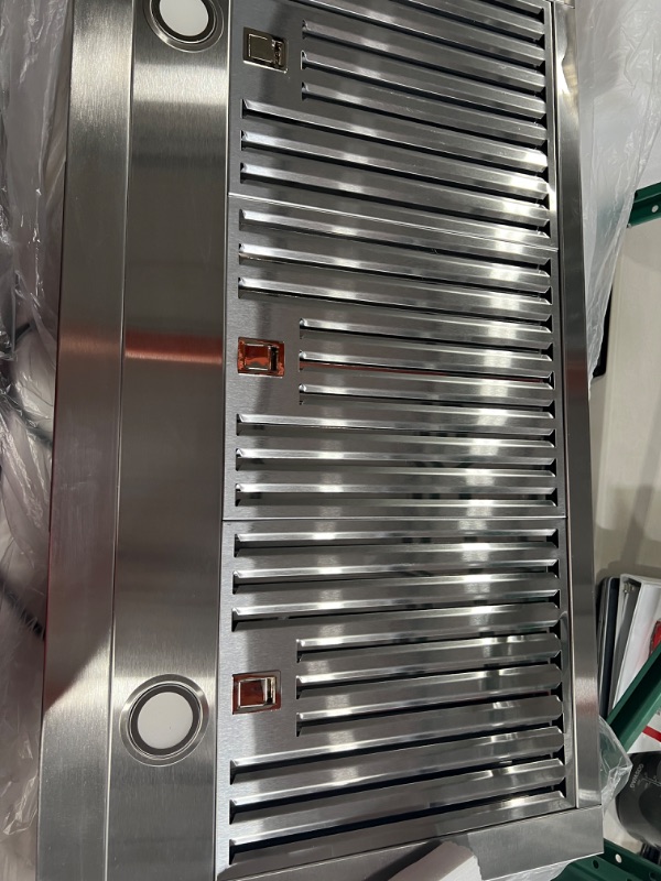 Photo 1 of ***READ NOTES***IKTCH 36 Inch Under Cabinet Range Hood with 900-CFM, 4 Speed Gesture Sensing&Touch Control Panel, Stainless Steel Kitchen Vent