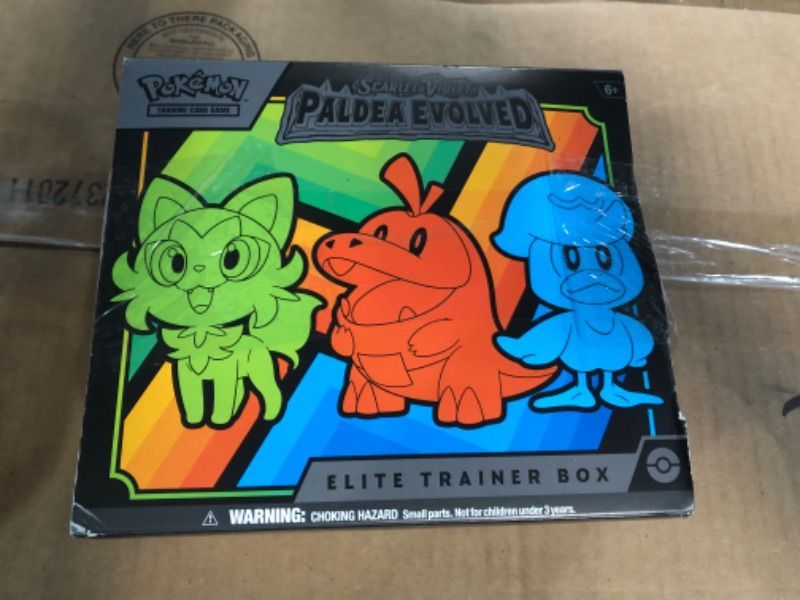 Photo 4 of *USED* MISSING BOOSTER PACK* Pokemon TCG: Scarlet & Violet - Paldea Evolved Elite Trainer Box