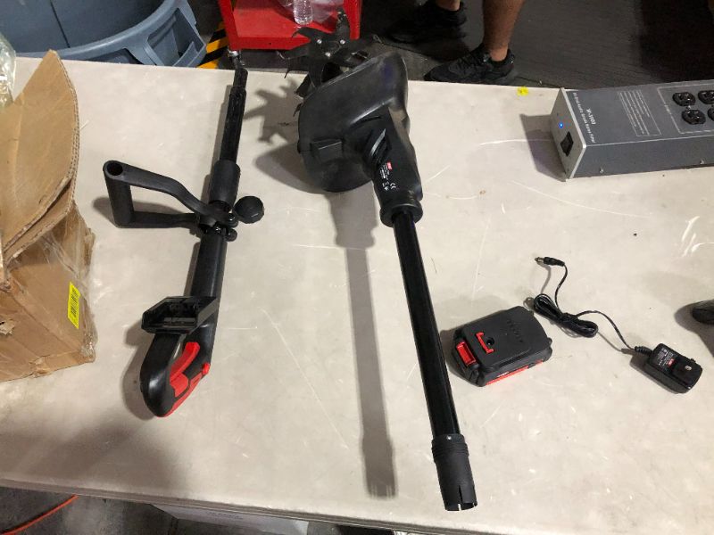 Photo 1 of ***TESTED - SEE NOTES***
MZK 20V Cordless Electric 12 Inch Weed Eater, Battery Powered