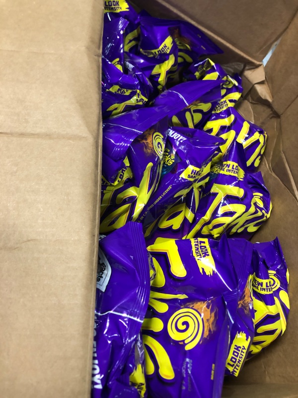 Photo 2 of Takis Fuego Rolled Spicy Tortilla Chips, Hot Chili Pepper Lime Flavored, Multipack Box 14 Bags, 9.9 Ounces Each