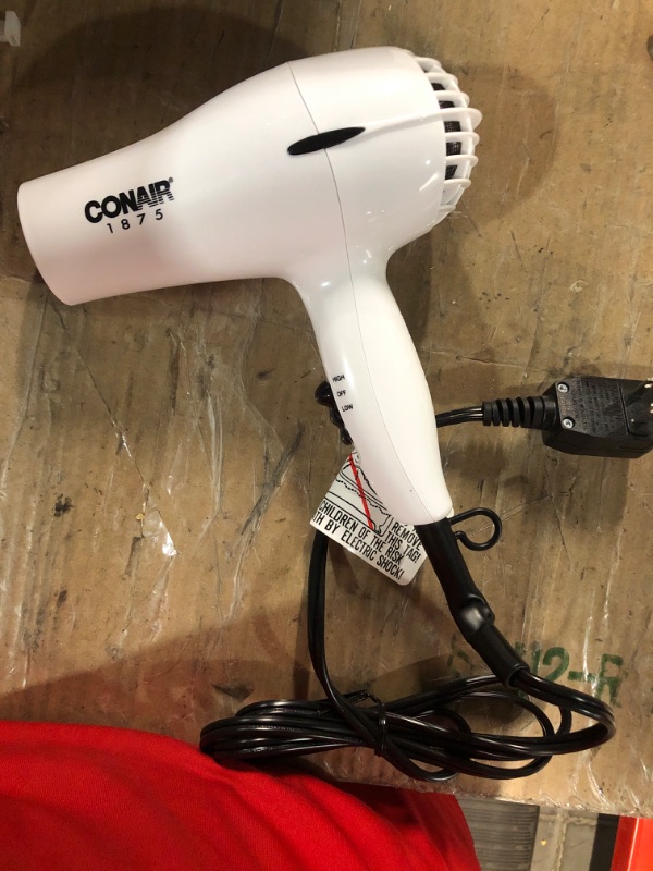 Photo 2 of Conair Mid Size Hair Dryer - White - 1875 Watts