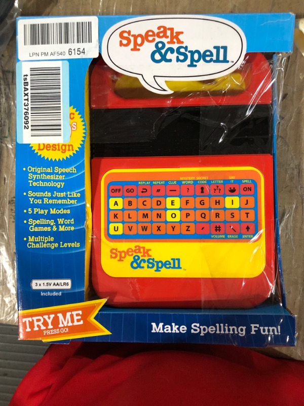 Photo 2 of Basic Fun Speak & Spell Electronic Game