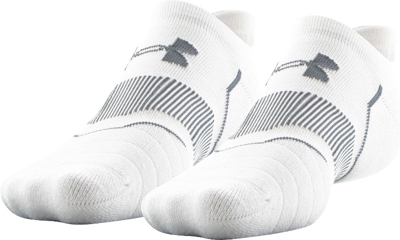 Photo 1 of Under Armour unisex-adult Golf Elevated Performance No Show Tab Socks, 2-pairs