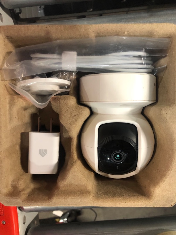 Photo 2 of Kasa Indoor Pan/Tilt Smart Security Camera, 1080p HD Dog Camera 2.4GHz with Night Vision, Motion Detection for Baby and Pet Monitor