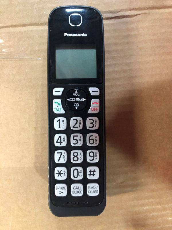 Photo 2 of Panasonic Cordless Phone System, Expandable Home Phone with Call Blocking, Bilingual Caller ID and High-Contrast Display, 1 Handset