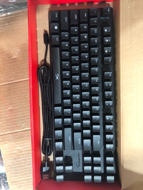 Photo 3 of HyperX Alloy Origins Core - Tenkeyless Mechanical Gaming Keyboard, Software Controlled Light & Macro Customization, Compact Form Factor