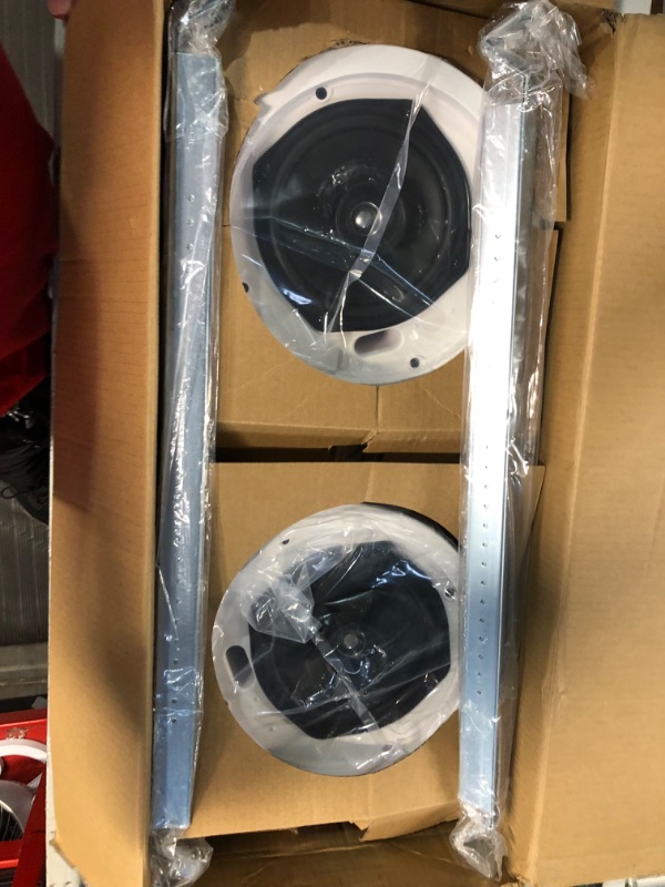 Photo 2 of JBL Professional Control 26C 6.5-Inch Ceiling Loudspeaker Transducer Assemblies, Sold as Pair, White Speaker without Transformer Taps