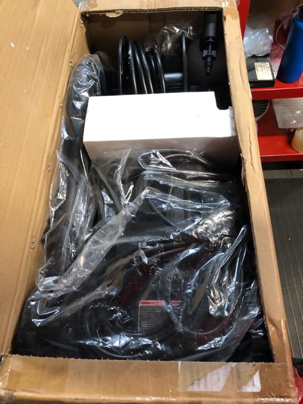 Photo 4 of WHOLESUN WS 3000 Electric Pressure Washer 2.4GPM Power Washer 1600W High-Pressure Cleaner Machine with 4 Nozzles Foam Cannon for Cars