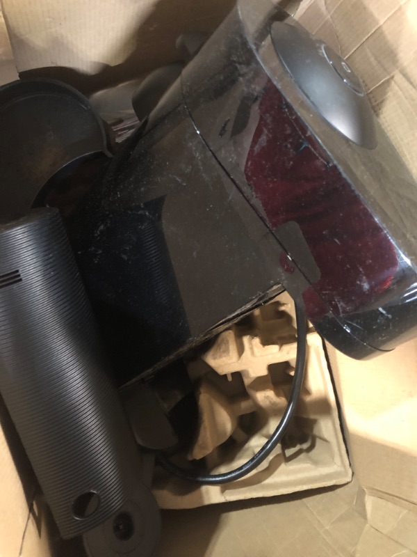 Photo 2 of **MISSING PARTS AND LEAKS, PARTS ONLY, NON-FUNCTIONAL* Nespresso VertuoPlus Coffee and Espresso Machine by De'Longhi with Milk Frother, Ink Black