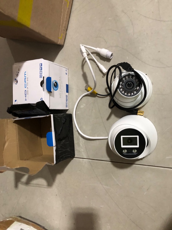 Photo 2 of **PARTS** **MISSING PIECES** Eyes.sys Wide Angle 2.8mm 8MP 4K 3840x2160 IP PoE Dome Security Turret Camera 