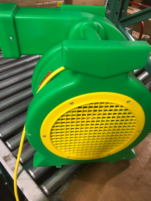 Photo 2 of B-AIR Kodiak 1.5 HP ETL Bounce House Blower, Green **PARTS ONLY**