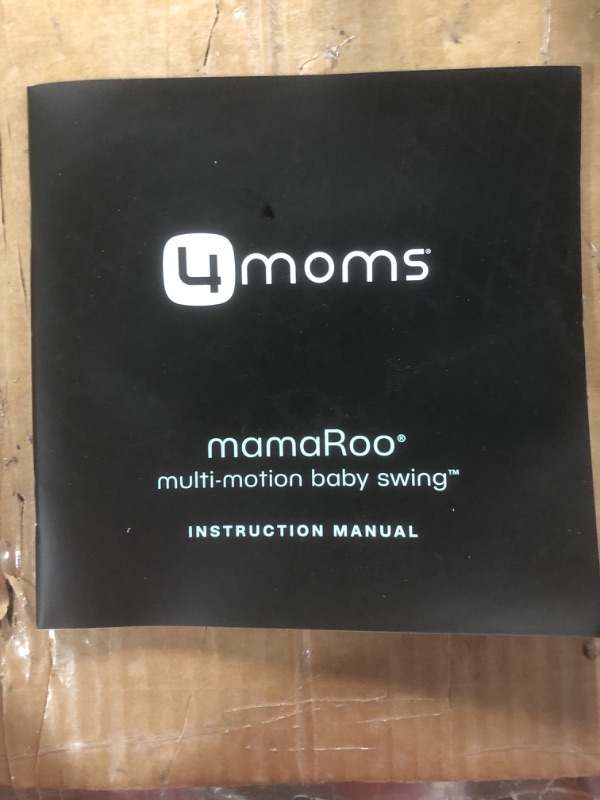 Photo 3 of 4moms MamaRoo Multi-Motion Baby Swing, Bluetooth Baby Swing with 5 Unique Motions, Grey