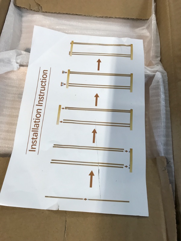 Photo 1 of *SEE NOTES 4PCs Wedding Flower Stand Centerpieces for Floral Arrangement Tall Gold