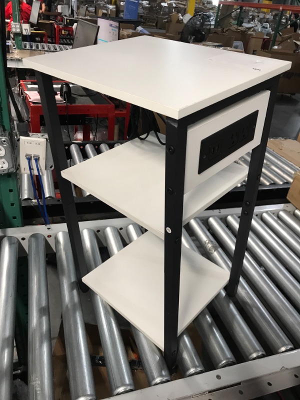 Photo 1 of **FIRST PICTURE IS REFERENCE**
NORCEESAN Nightstand with Charging Station End Tables White Side Table with USB Ports
