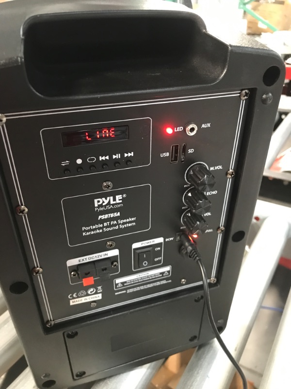 Photo 1 of Pyle PSBT65A Compact & Portable Bluetooth PA Speaker