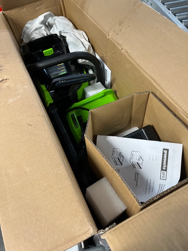 Photo 6 of 18 in. 80-Volt Cordless Brushless Chainsaw (2.0Ah Battery & Charger Included)