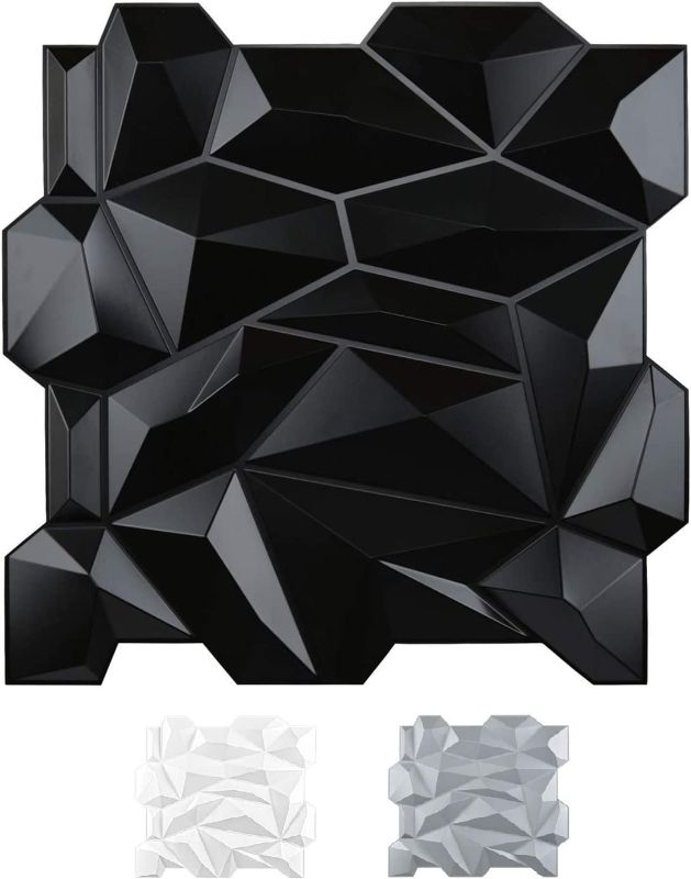 Photo 1 of (SEE NOTES) Art3d Wall Panel Black 12pcs