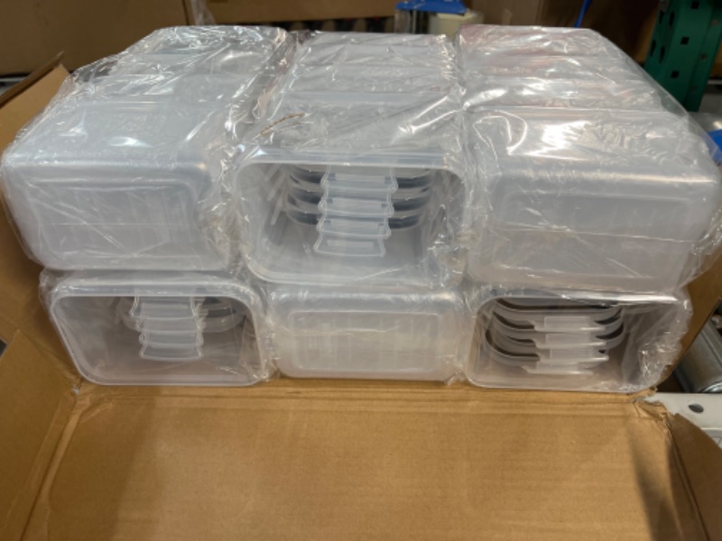 Photo 2 of ***MISSING PARTS***PRAKI Airtight Food Storage Containers Set with Lids - 24 PCS