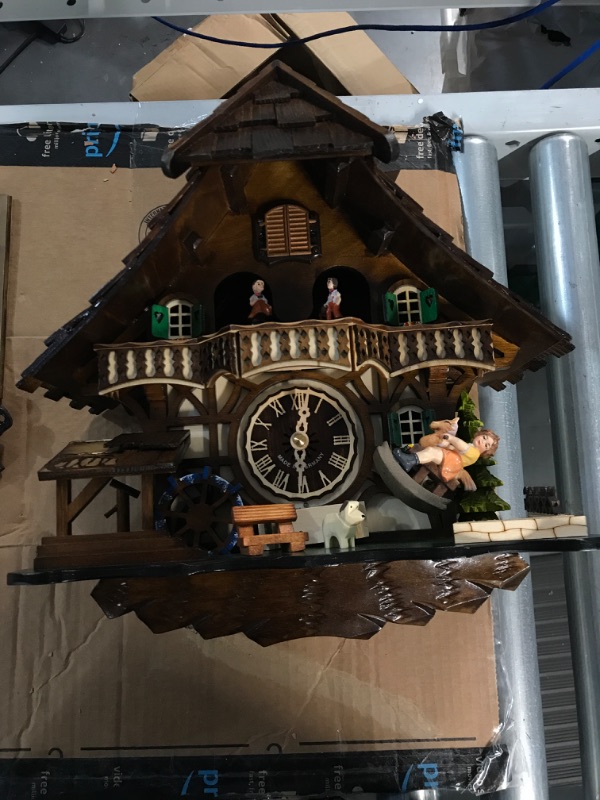 Photo 3 of [See Notes] Cuckoo Clock Quartz-movement Chalet-Style 32cm by Engstler