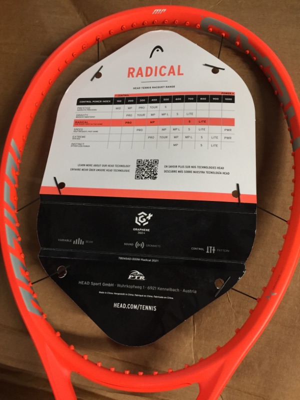 Photo 3 of (SEE NOTES) Head Radical Mp Tennis Racquet