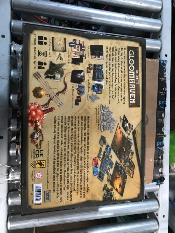 Photo 4 of [Factory Sealed] Cephalofair Games: Gloomhaven, Award-Winning Strategy Board Game, For 1 to 4 Players, 60 to 120 Minute Play Time, ages 14+