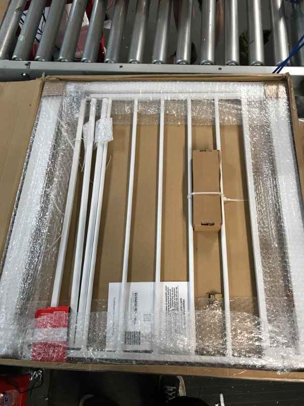 Photo 3 of [Factory Sealed] Safety 1st Easy Install 28" High Walk Thru Gate, Fits Between 29" and 38" 38x28 Inch (Pack of 1) Original Size White