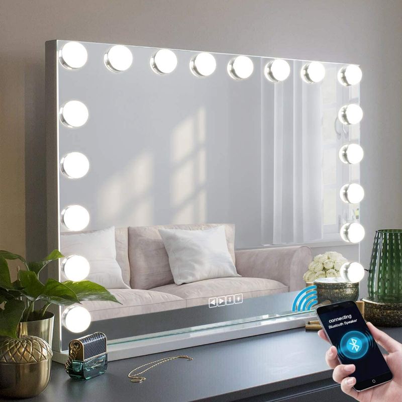 Photo 1 of [Brand New] MISAVANITY Hollywood Vanity Mirror with Lights and Bluetooth Speaker, Hollywood Lighted Makeup Mirror