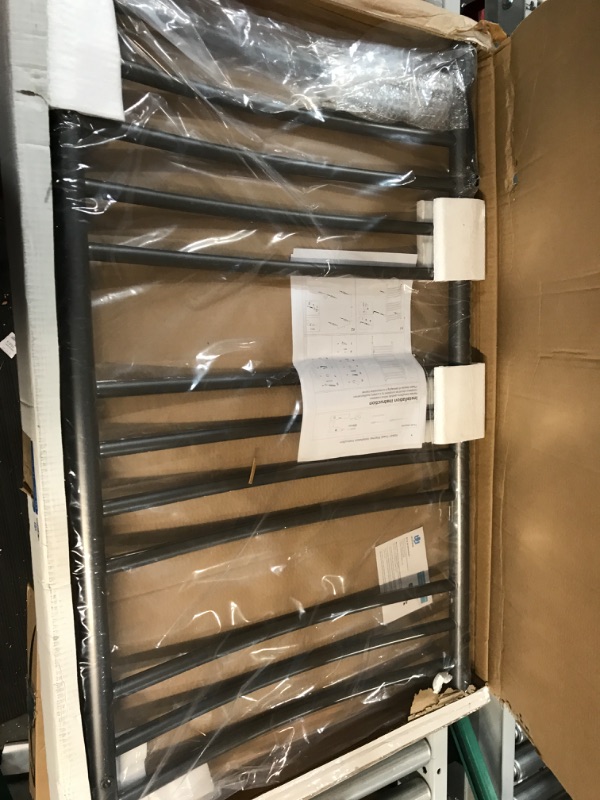 Photo 4 of [Factory Sealed] HEATGENE Towel Warmer Gun Grey, Electric Hot Towel Rails, Wall-Mounted Large 12 Bars Warming Towel Racks