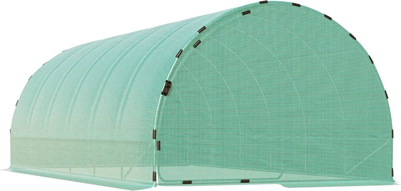 Photo 1 of [See Notes] Outsunny 20' x 10' x 7' Walk-in Tunnel Greenhouse