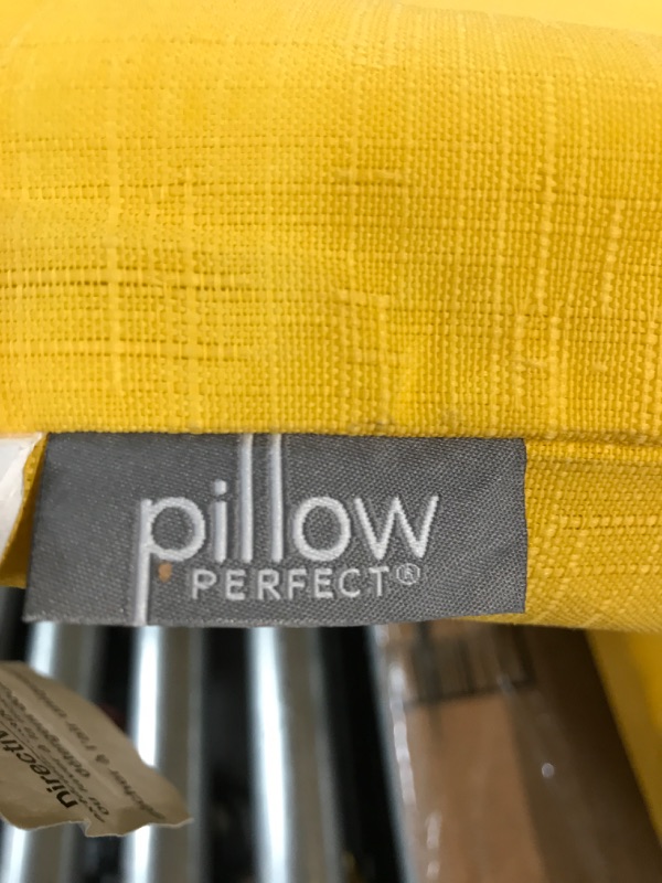 Photo 4 of [Brand New] Pillow Perfect Outdoor/ Indoor Fresco Yellow Chaise Lounge Cushion