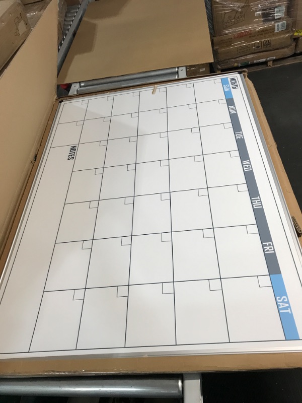 Photo 3 of [Factory New] XBoard Magnetic Calendar Whiteboard 48" x 36" - Monthly Calendar Dry Erase Board