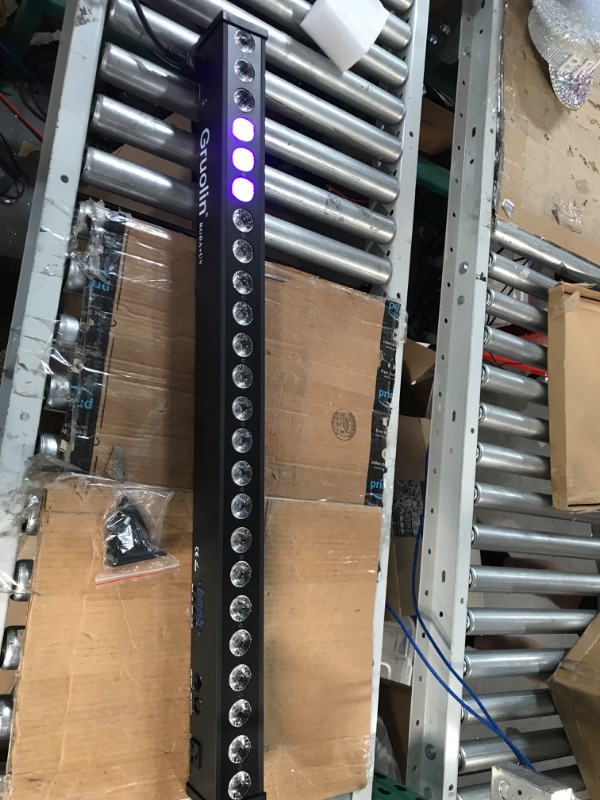 Photo 4 of [Factory Sealed, See Notes] Stage Lights DJ Lights Bar, Gruolin 40” 24PCS*6W RGB 3-in-1 Led Wall Washer Light Bar 