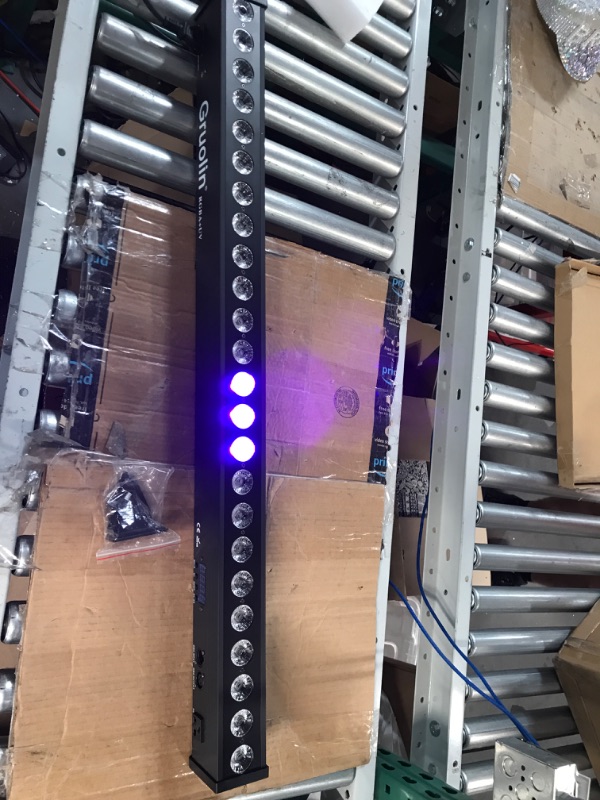 Photo 6 of [Factory Sealed, See Notes] Stage Lights DJ Lights Bar, Gruolin 40” 24PCS*6W RGB 3-in-1 Led Wall Washer Light Bar 