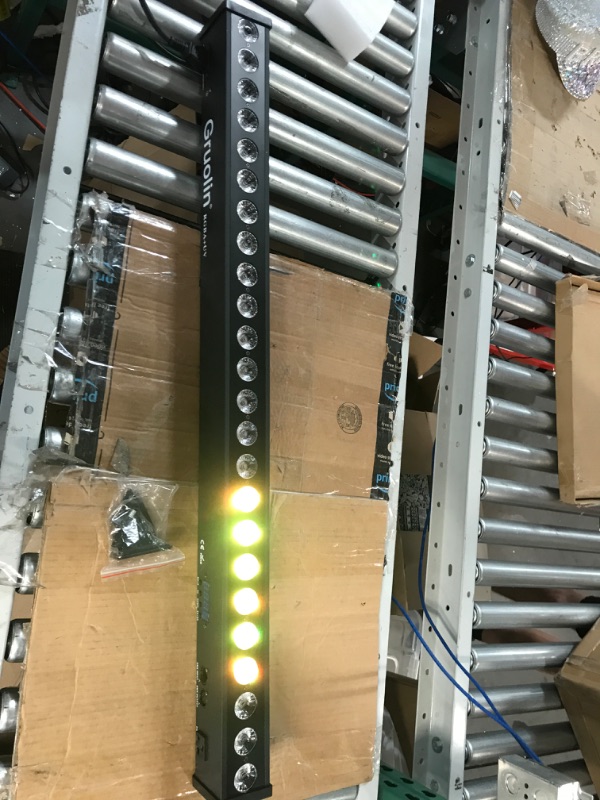 Photo 5 of [Factory Sealed, See Notes] Stage Lights DJ Lights Bar, Gruolin 40” 24PCS*6W RGB 3-in-1 Led Wall Washer Light Bar 