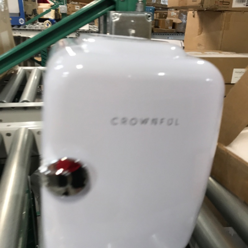 Photo 2 of *NEW**CROWNFUL Mini Fridge, 4 Liter/6 Can (White)