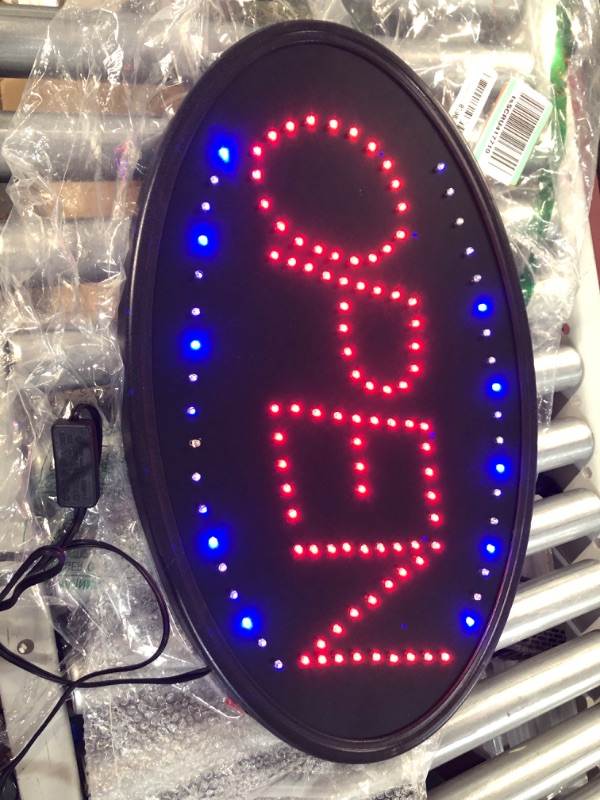 Photo 2 of Alpine Led Open Sign for Business (Open, Oval 23x14 inch) 