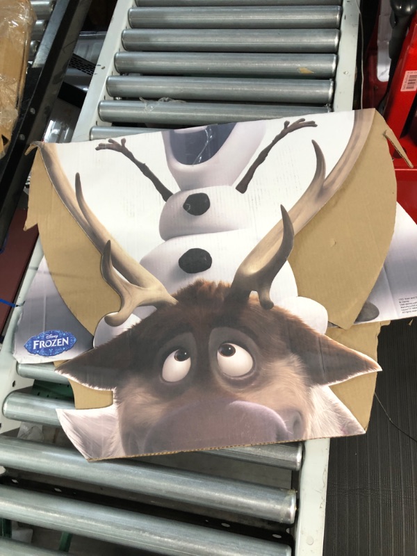 Photo 2 of Cardboard Cutout of Sven & Olaf from Disney's Frozen (2013 Film)