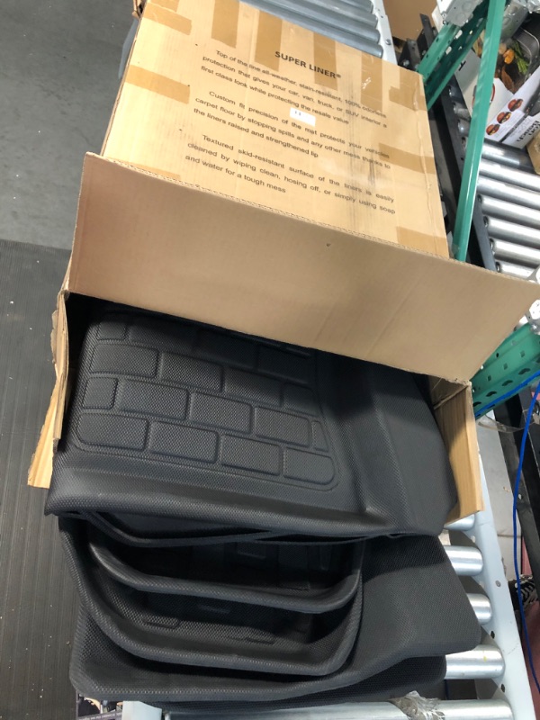 Photo 2 of SUPER LINER All Weather Floor Mats for Tesla Model 3 2021 2022