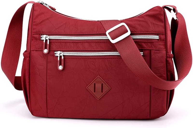 Photo 1 of Sanxiner Crossbody Purse (Wine Red)