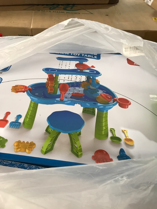 Photo 3 of (SEE NOTES) ConeWhale Sand Water Table for Toddlers, 4 in 1 Sand Table and Water Play Table